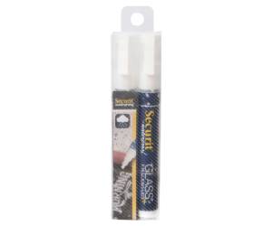Marcatore a gesso liquido waterproof punta da 2,00,6,00 mm bianco - 15707