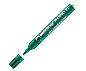 Marcatore permanente 2000C punta conica da 1,5 a 3 mm verde - 15770