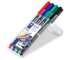 Pennarello Astucci Lumocolor Permanent 317 punta 1 mm 4 colori - 15476