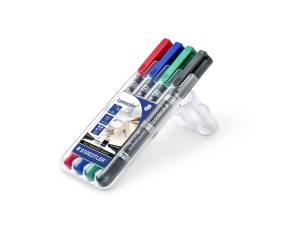 Pennarello Lumocolor Permanent Duo 348 punta feltro punta 0,6 mm e 1,5 mm - 15797