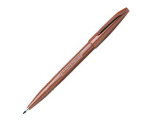 Pennarello Sign Pen S520 punta feltro punta 2 mm marrone - 15414