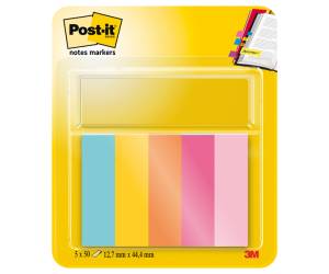 Segnapagina 670,5JA EU in carta 12,7 x 44 mm 5 colori assortiti - 15643