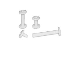 Viti sepolte plastica 40 mm bianco - 15608