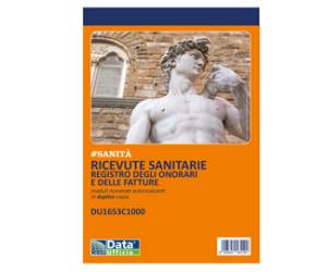 Blocco ricevute sanitarie numerate 100,2 copie autoautoricalcanti 21,5 x 14,8 cm - 9267