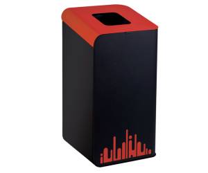 Gettacarte Rubik Evo per raccolta differenziata 80 lt rosso Medial 789297 - 8261