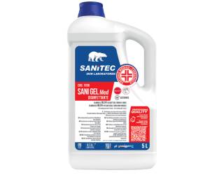 Sani gel med - igienizzante mani - 5 lt - Sanitec - 1036 - 8054633839430 - DMwebShop