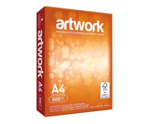 Carta da fotocopie Bianca Art Work - A4 - 75 gr - risma da 500 fogli (drop) - conf. 5 pezzi - Lecta - 160285drop - DMwebShop