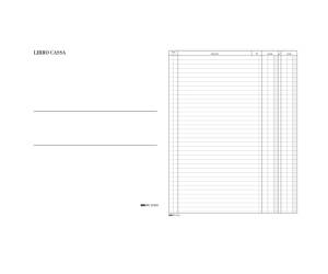 Libro cassa - 31 x 24,5 cm - 100 fogli - Edipro - E2593 - 8023328259303 - DMwebShop