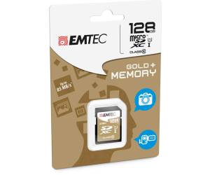 SDXC Class 10 Gold + - 128 Gb - Emtec - ECMSD128GXC10GP - 3126170142108 - DMwebShop