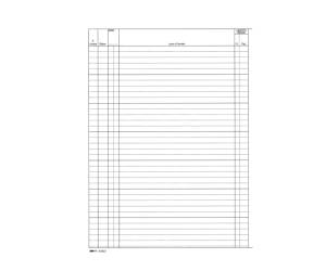 Registro contabilita dei lavori 31 x 21 cm 47pg numerate - 15888