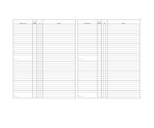 Registro libro soci SPA SRL 31 x 24,5,47pg numerate - 15904