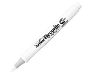 Marcatore Decorite punta pennello bianco - 21174