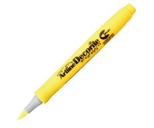 Marcatore Decorite punta pennello giallo - 21178
