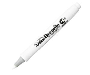 Marcatore Decorite punta tonda 1 mm bianco - 21000