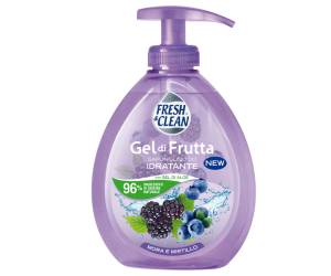 Sapone Gel - liquido - mora-mirtillo - 300 ml - FreshClean - 7-1197 - 8002340010710 - DMwebShop