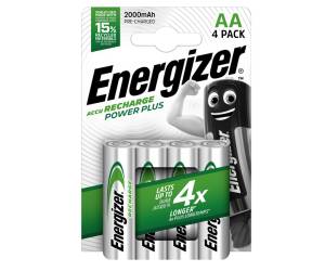 Pile AA Power Plus - ricaricabili - blister 4 pezzi - Energizer - E300850400 - 7638900417012 - DMwebShop
