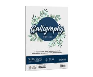Carta Calligraphy Nature Shiro Eco - A4 - 250 gr - gesso - conf. 50 fogli - Favini - A69O914 - 8007057615753 - DMwebShop