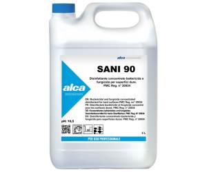 Disinfettante concentrato Sani 90 - battericida - fungicida - 5 lt - Alca - ALC1209 - 8032937571300 - DMwebShop