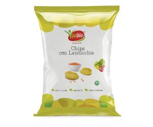 Chips con lenticchie - 35 gr - conf. 8 pezzi - Vivibio - 0310108 - 8032077011964 - DMwebShop