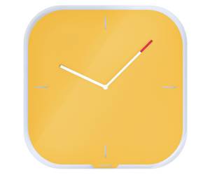 Orologio Cosy - da parete - silenzioso - in vetro - giallo - Leitz - 90170019 - 4002432125050 - DMwebShop