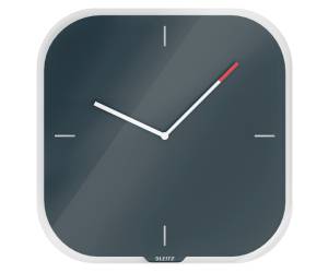 Orologio Cosy - da parete - silenzioso - in vetro - grigio - Leitz - 90170089 - 4002432125074 - DMwebShop