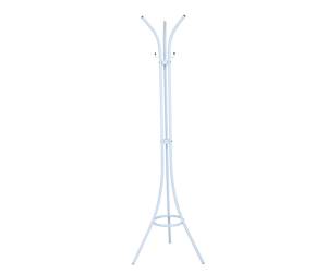 Appendiabiti 3 supporti 175 cm acciaio bianco - 25325