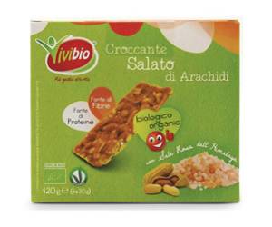 Barretta croccante arachidi salato 120 gr - 26058