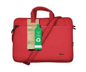 Borsa per notebook Bologna ecocompatibile da 16 rosso - 25870