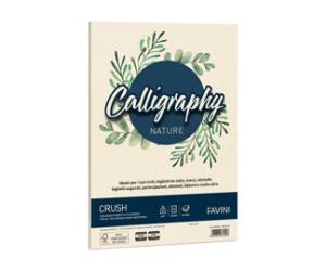 Carta Calligraphy Nature Crush A4,90 gr alga confezione 50 fogli - 25666