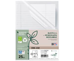 Cartellina a L Era 150 A4 PP riciclato buccia pesabte - 25277