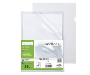 Cartellina a L Poli T Plus A4 PP liscio pesante - 25279