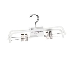 Gruccia antiscivolo 37 x 0,6 cm bianco - 25318