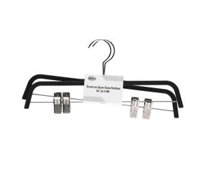 Gruccia antiscivolo 37 x 0,6 cm nero - 25319