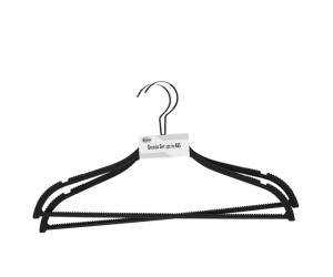 Gruccia antiscivolo 42 x 0,6 cm nero - 25322