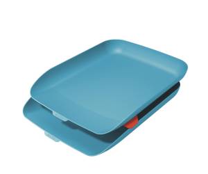 Kit doppia vaschetta portacorrispondenza Cosy blu - 25574