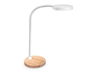 Lampada Flex Desk a LED con base in legno bianco - 25461