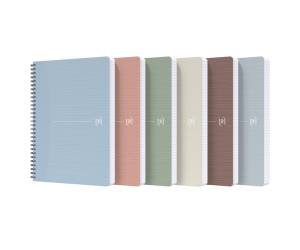 Maxiquaderno spiralato Rec up A4,1 rigo 180 fogli 90 gr colori assortiti - 25779