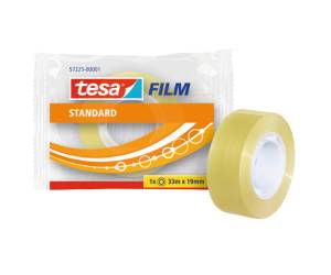 Nastro adesivo film confezionato singolarmente 19 mm x 33 mt PP trasparente - 25545