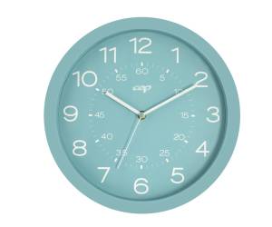 Orologio da parete Riviera Orion 820 Ri diametro 30 cm blu menta - 25515