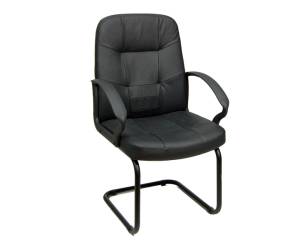 Poltroncina attesa Auriga AUV con braccioli inclusi nero - 25510