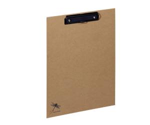 Portablocco Pure A4 in cartone carta kraft con molla fermafogli - 25815