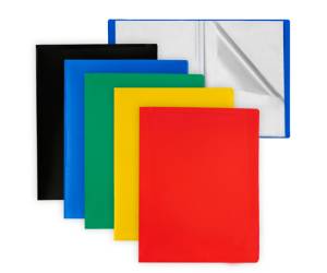 Portalistini Eco PP 22 x 30 cm 50 buste lisce colori assortiti - 25288