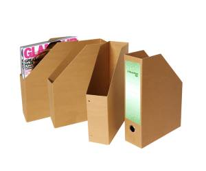 Portariviste Eco 25 x 35 x 8 cm dorso 8 cm avana - 25536