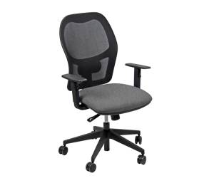 Seduta operativa Hubble HUHU tessuto Chili braccioli regolabili grigio - 25493