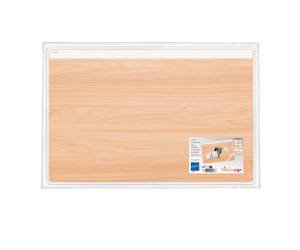 Sottomano Silva 58,5 x 38,5 cm trasparente stampa legno - 25602