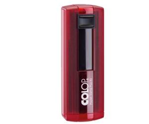 Timbro Pocket Stamp Plus 40,23 x 59 mm 6 righe autoinchiostrante rosso rubino - 25597