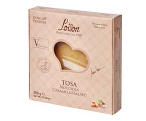 Torta Tosa nocciola e caramello salato 300 gr - 26046