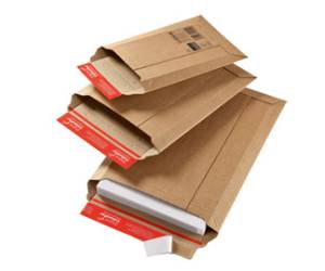 Busta a sacco - in cartone - chiusura autoadesiva - 250 x 340 x 50 mm - avana - conf. 20 pezzi - Colompac - CP010.05 - 4033657100508 - DMwebShop