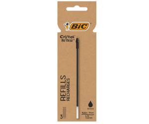 Refill sfera Cristal Re'New - punta 1 mm - nero - blister 3 pezzi - Bic - 503839 - 3086123681453 - DMwebShop