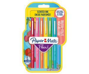 Pennarello Flair Nylon - colori assortiti Scented - conf. 6 pezzi - Papermate - 2138466 - DMwebShop